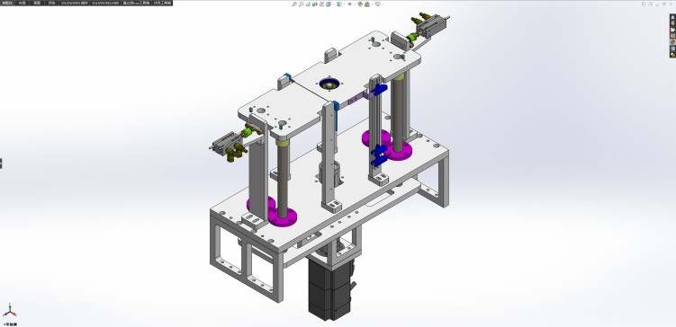 滚珠丝杠顶升机构
