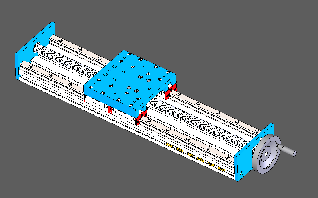 手动滑台-宽150-行程500