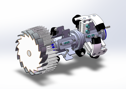 管道清污机器人sw23可编辑  stp