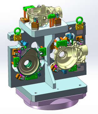 二款铝合金件机床夹具