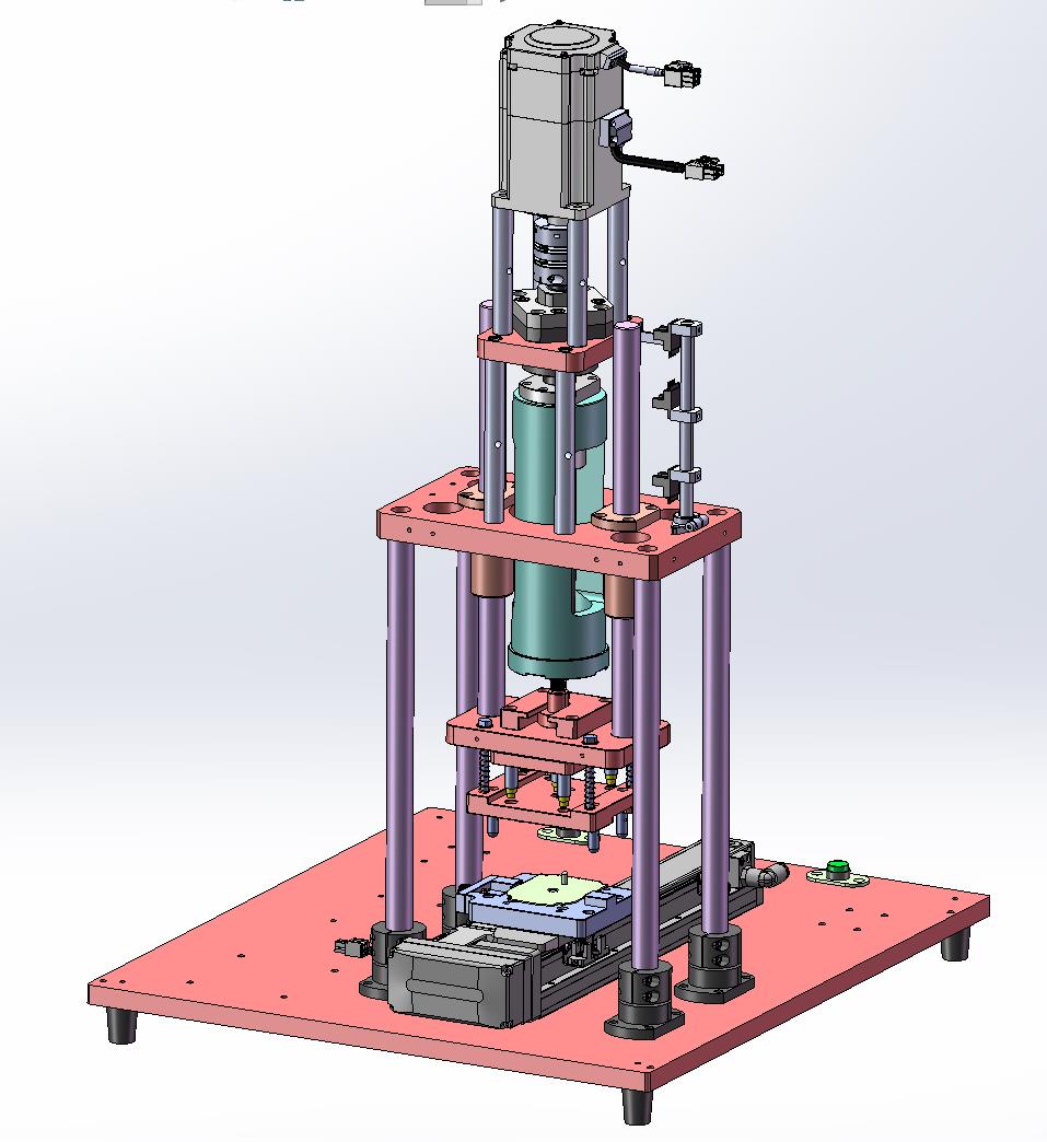 铆钉伺服压入机-压力传感器-自动入料
