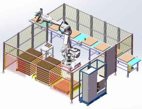 砂芯自动化上冒口工作站