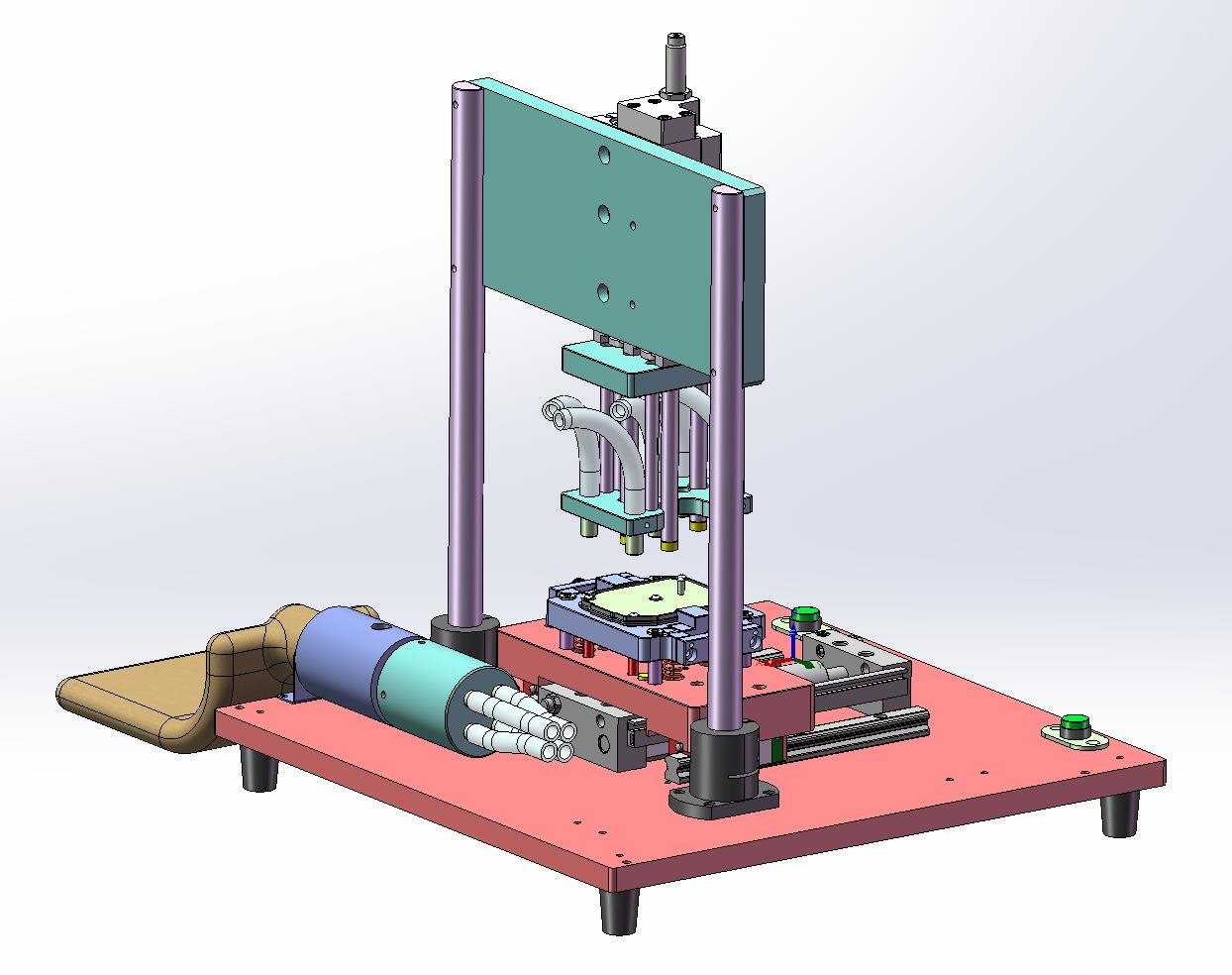 柔性定位真空吸附抓取气动机械手