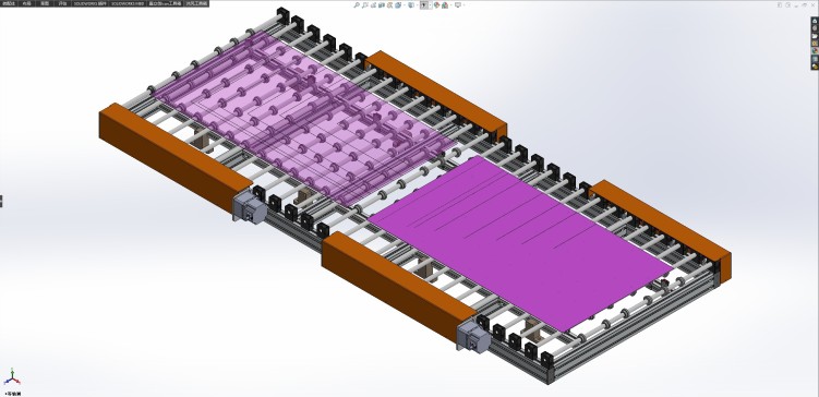 多滚轮支撑输送机