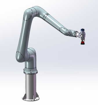 协作机器人打磨吹扫砂芯