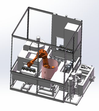 阀体超声波清洗+烘干装置