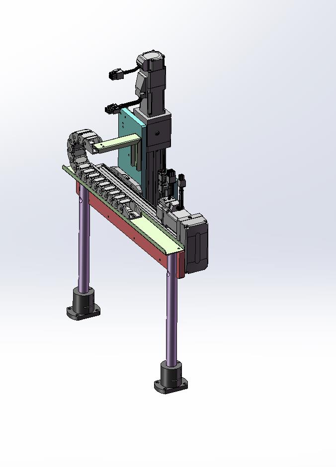 伺服模组XY轴气动夹取机械手