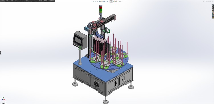 转盘式供料机构