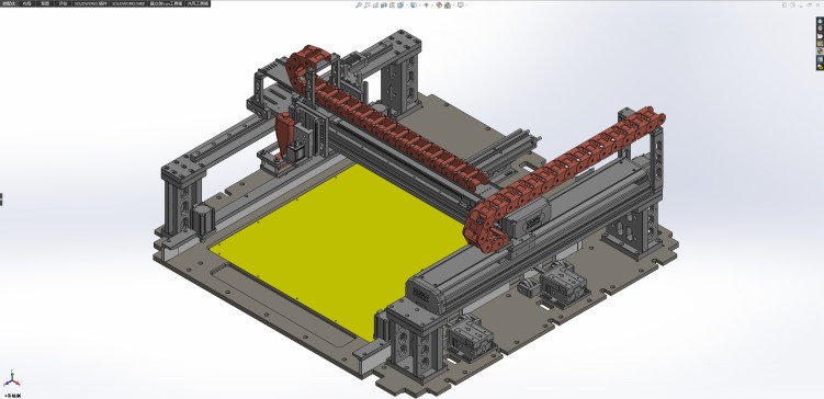 龙门式三轴移载模组