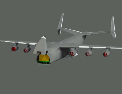 An-225大型战略运输机（开舱门版本）