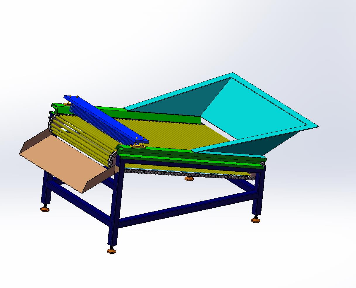 链式滚筒提升上料机