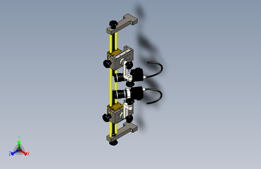 工业相机ccd固定调整机构