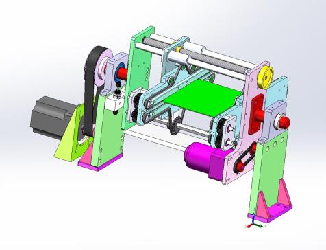 宽度可调-360度翻转-上下同步驱动-PCB板输送装置