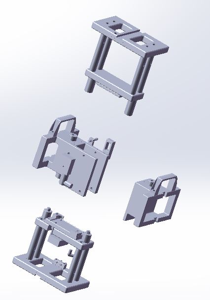 EGR冷却器管板压装工装