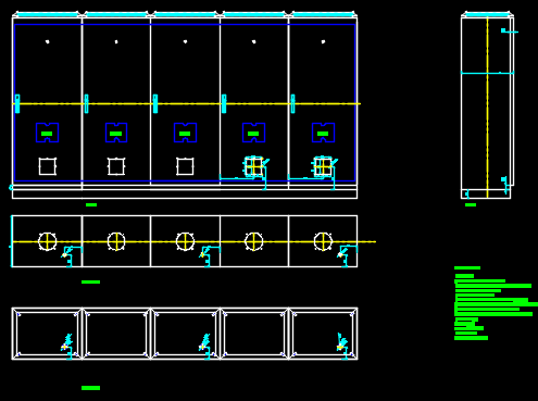 低压配电柜钣金图纸