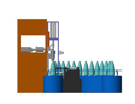自动化灌装生产线模型