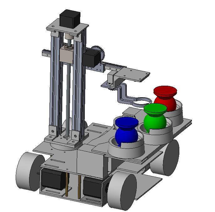 自动送酒小车模型