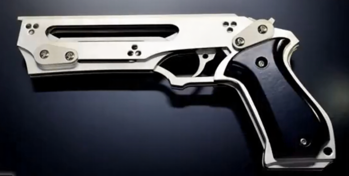 科幻造型连发橡皮筋手枪