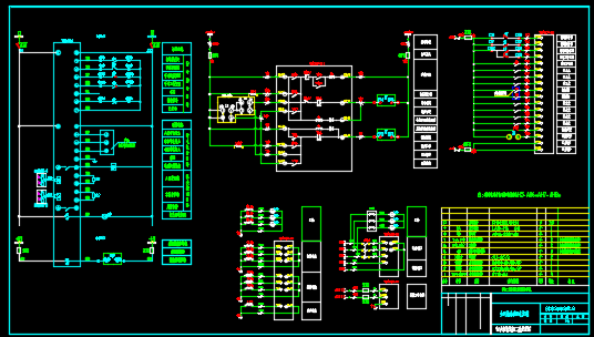 10KV配电室系统图煤炭集运站主运系统配电控制