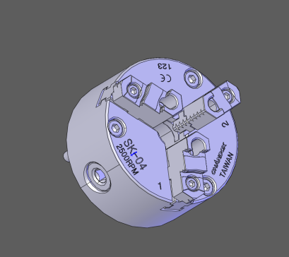 三爪卡盘SK-04（夹持范围3-100mm）