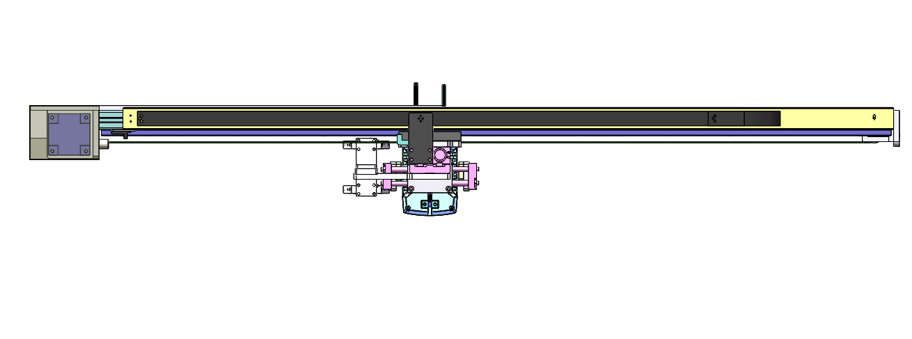 自制皮带驱动夹取下料模组
