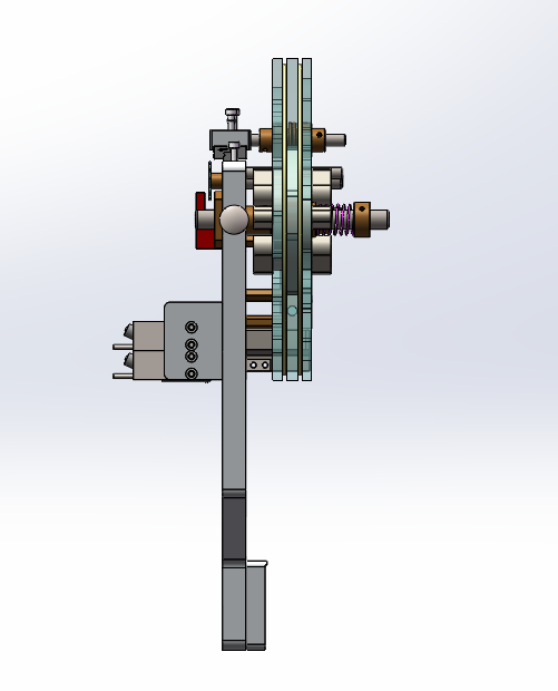 一轴绕线机挡墙
