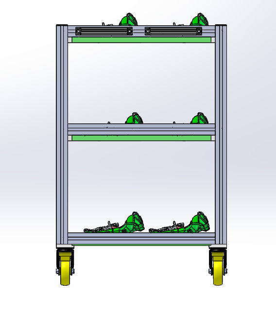 物料及小车装配体