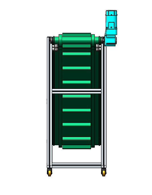HE-AS5050-Z形升降左边驱动爬坡皮带线（可修改）