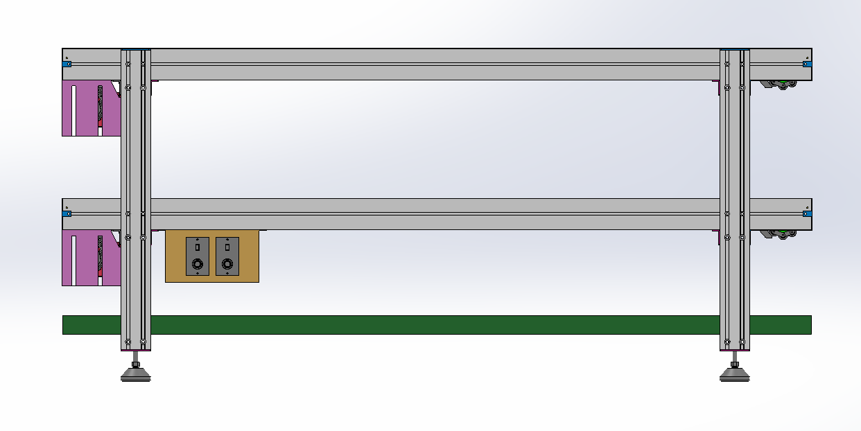 自制2米双层倍速链