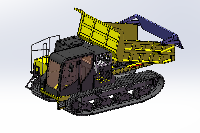 IC70R新型履带自卸运输车载重7吨