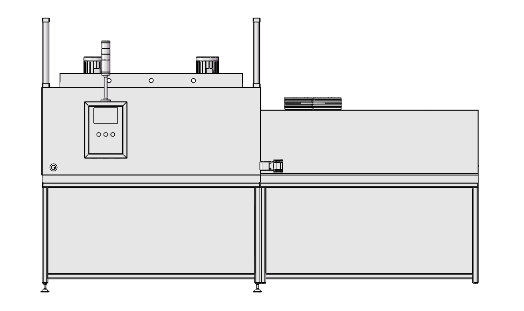 3排隧道炉冷却一体机