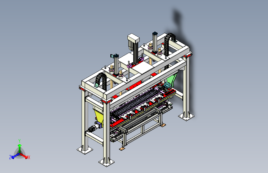 新能源电芯模组翻转机构