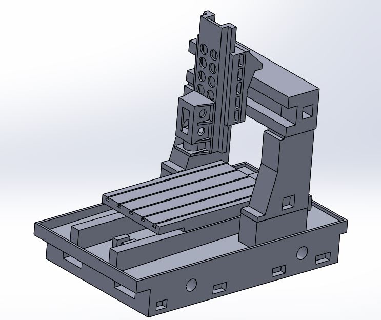 数控龙门机床1280型工作台