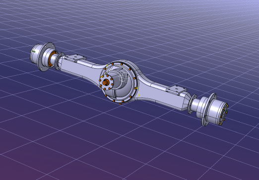 轻型货车驱动桥设计（含三维模型+CAD图纸+说明书）