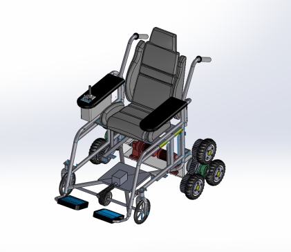 三轮式爬楼轮椅设计=480710=200