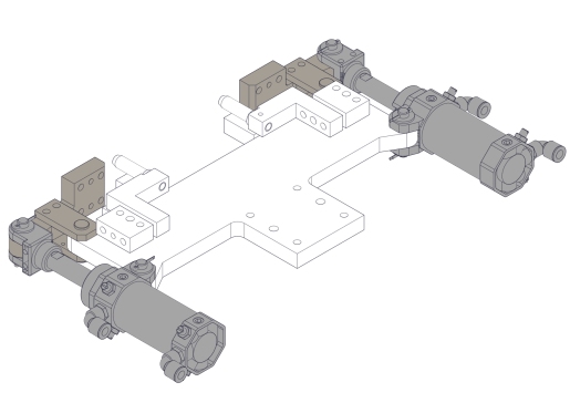 基于连杆原理的压紧机构