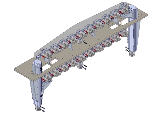 基于同步带传动的治具回流机构