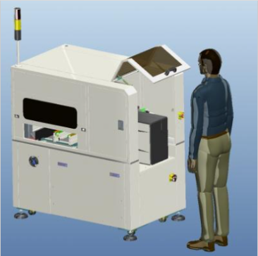 SMT在线式自动贴二维码机（手机PCB板贴条码设备）