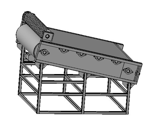 皮带传送机清扫机构