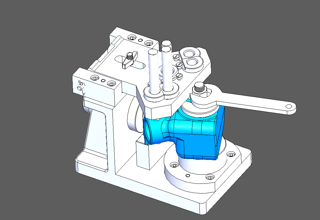 铸造件钻孔夹具