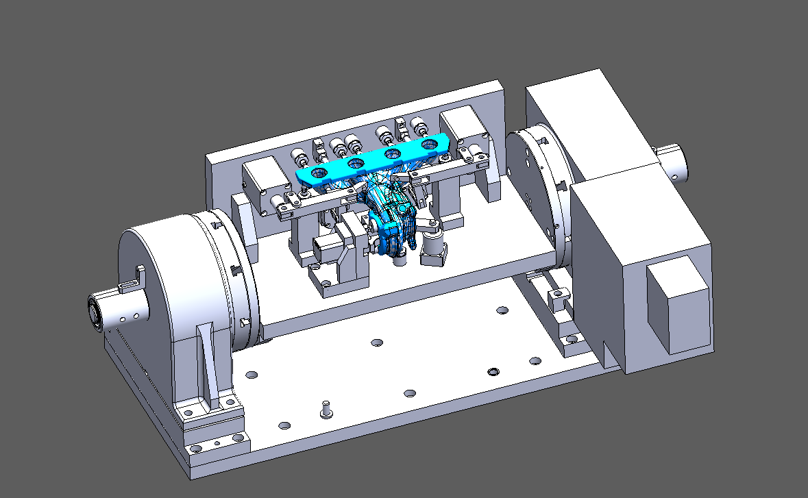 发动机排气歧管CNC加工夹具