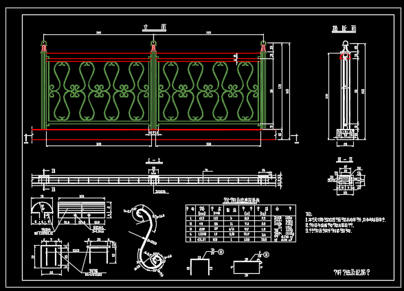 不锈钢护栏节点详图设计