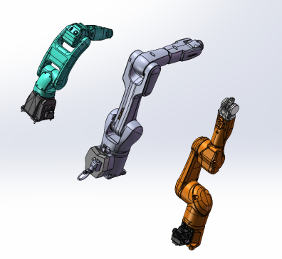 三种六自由度机械臂