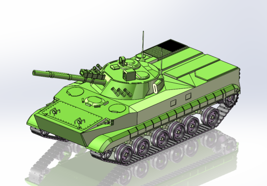 BMP3坦克装甲车模型