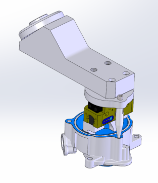 一款小铝合金产品抓手