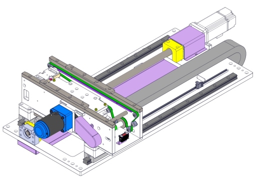 基于滚珠丝杠的平行移载机构