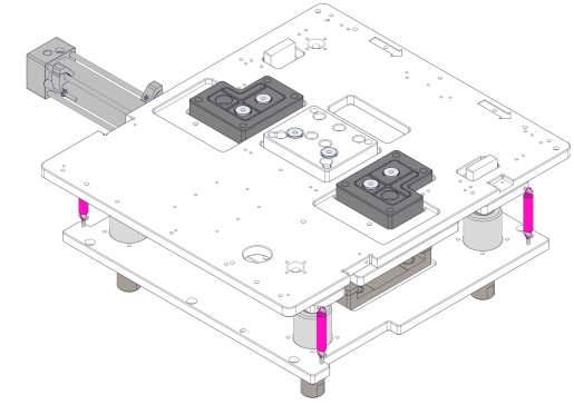 基于楔块原理的顶升机构