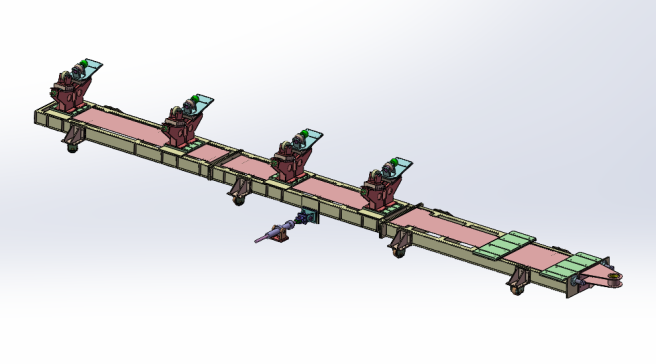 630 波纹螺旋焊管机组 - 后桥