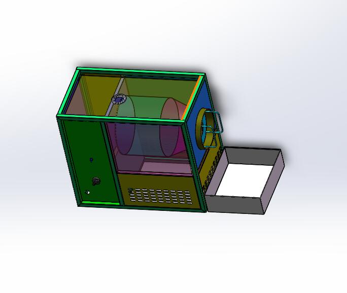 果蔬、水果去皮机的设计含SW三维及10张CAD图