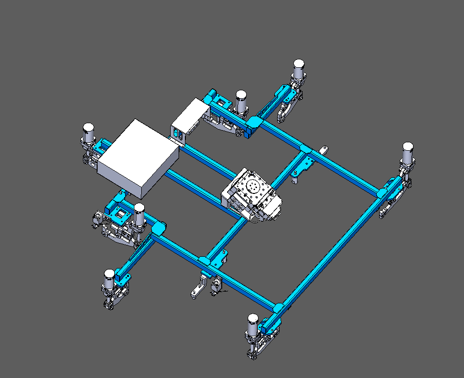 前地板机器人搬运夹具（CATIA)
